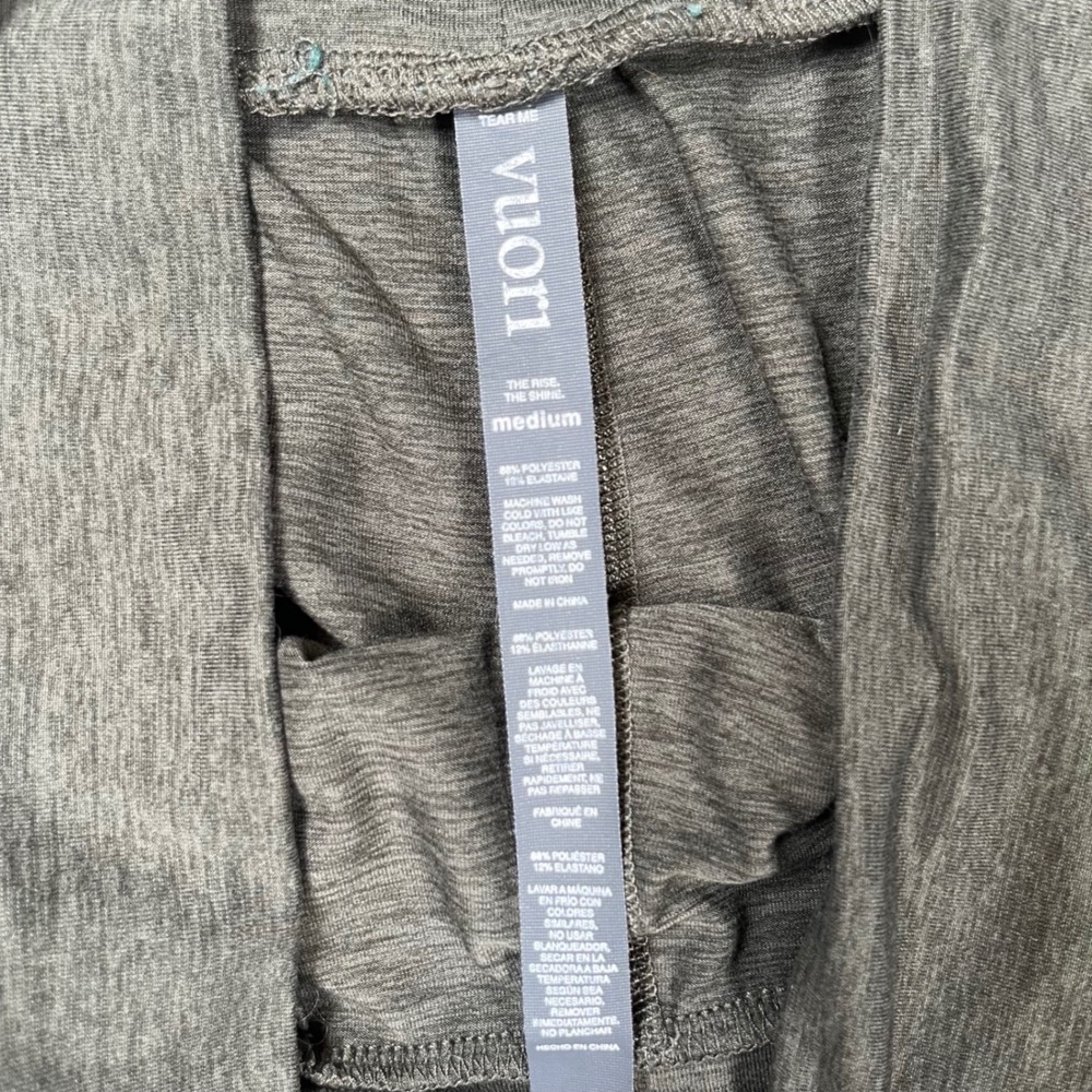 Vuori Lux At Ease Harem Joggers Women Medium Oregano Heathered High Rise Pockets - Picture 3 of 6